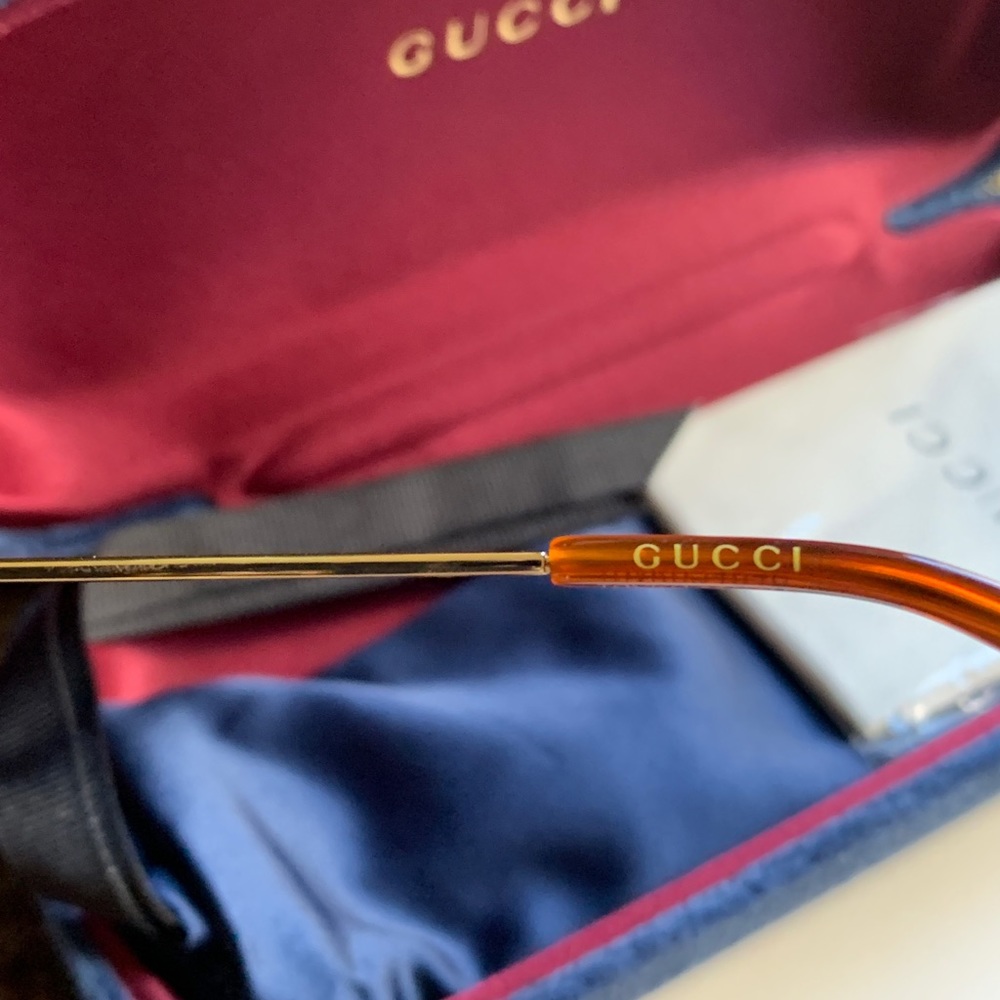 SOLD⛔️Authentic GUCCI 44 Round Crystals acetate/metal sunglasses - Picture 10 of 16